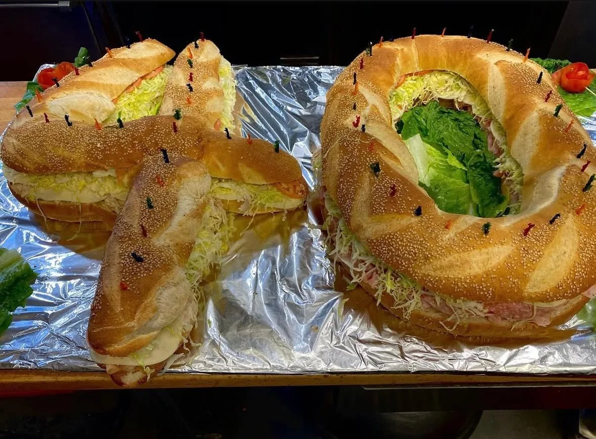 Golden stuffed breads fresh from the oven